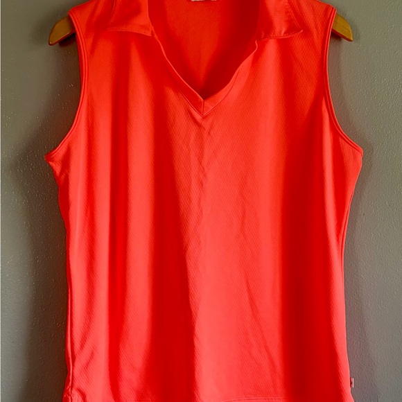 Lady Hagen Tops - Lady Hagen Vivid Coral Tank Top‎